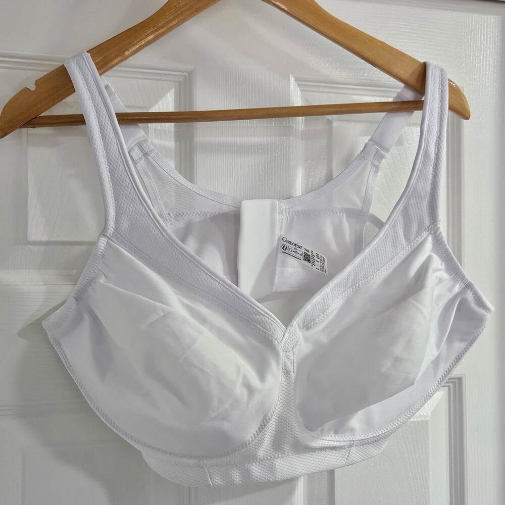 Glamorise White Supportive Bra
